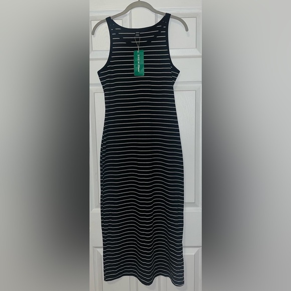 NWT SHEIN Rib-Knit Midi Dress - Picture 3 of 7
